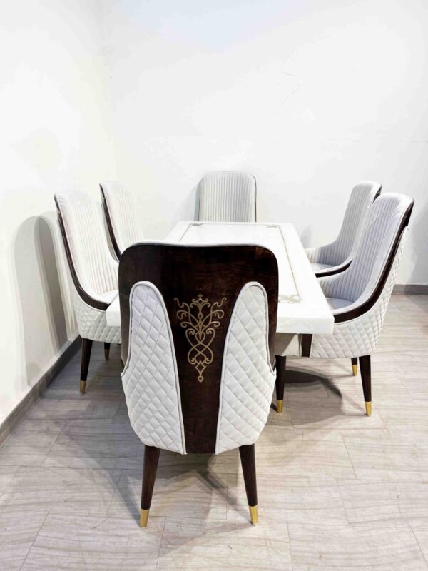 Iksha 6 Seater Dinning  Set with Onex Marble - Image 4