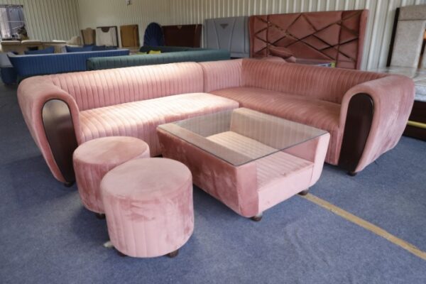Zoka 8 Seater LShape Sofa set with Center table