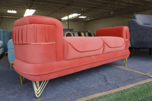 Floral 2 seater ottoman - Image 4